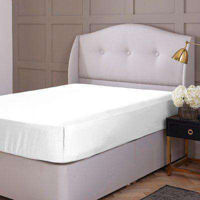 Silentnight 40cm Super Deep Fitted Sheet - White - Double