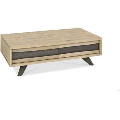 Bentley Cadell With Drawers Aged Oak Rectangular Coffee Table