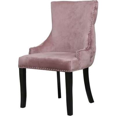 Deco Home Blush Pink Tufted Back Dining Chair