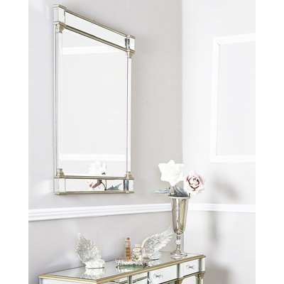 Deco Home Champagne Amber Wall Mirror