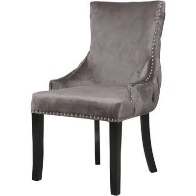 Deco Home Grey Tufted Back Dining Chair