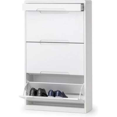 Julian Bowen Manhattan Shoe Cabinet With Chest of Drawers