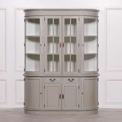 Maison Reproductions Dresser Display Cabinet / Grey