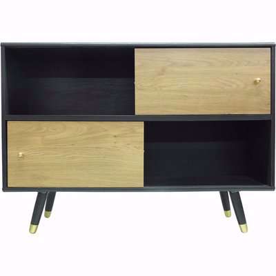 Teddy's Collection Boutique Sideboard Black And Oak
