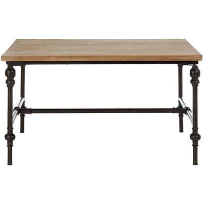 Teddy's Collection Trenton Distressed Square Coffee Table