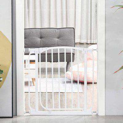 Baby Safety Gate Stair Barrier - White