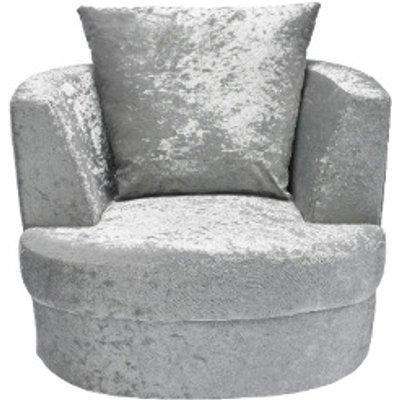 Bliss Silver Cuddle Chair - Small