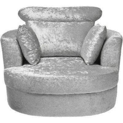 Bliss Silver Cuddle Chair - Large