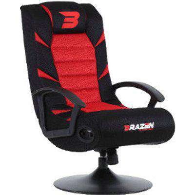 BraZen Serpent 2.1 Bluetooth Surround Sound Gaming Chair - Black