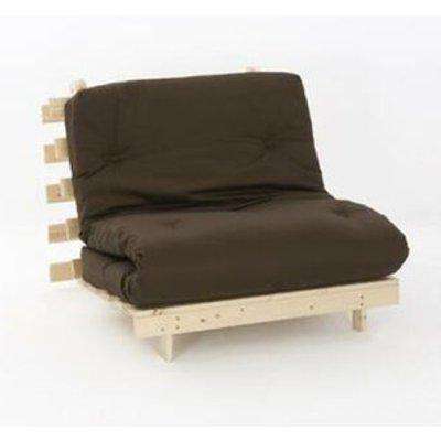 Chocolate 2ft6 Premium Luxury Wooden Futon Sofa Bed