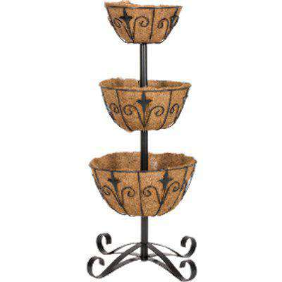 Classic Finial Three Tier Foutain Basket
