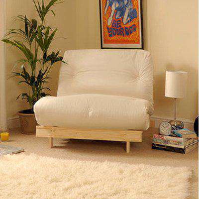 Cream 2ft6 Luxury Futon Sofa Bed