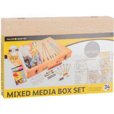 Daler-Rowney Mixed Media Art Wooden Box Set