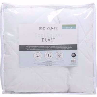Divante Cotton Cool 4.5 Tog Duvet  - King size