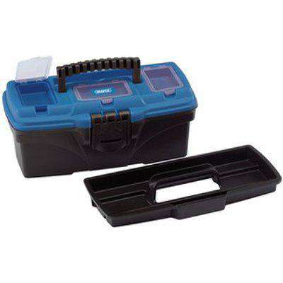 Draper 320mm Tool Organiser Box with Tote Tray - Blue