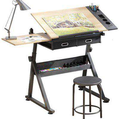 Dripex Adjustable Drawing Desk with Tiltable Tabletop