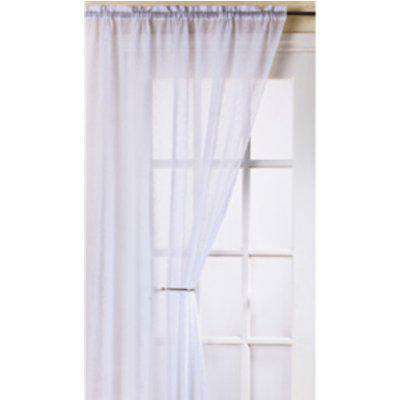 Fiji Single Voile Panel Curtain - Champagne / 122cm