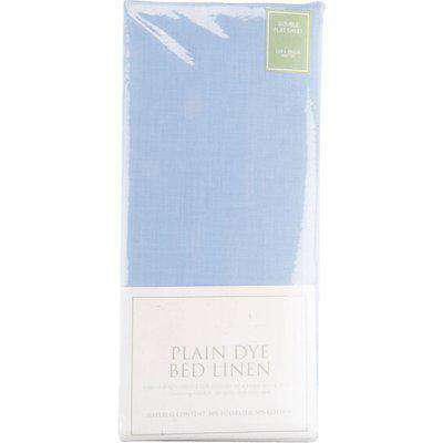 Flat Sheet Plain Dye Bed Linen - Double