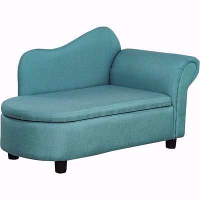 Kids Sofa Toddler Chair Armchair Lounge - Light Blue