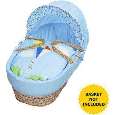 Blue Kite Moses Basket Bedding Set