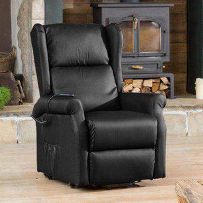 Middleton Electric Rise and Recliner Chair - Black