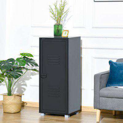 Modern 2-Tier Cabinet Storage Organiser - Black