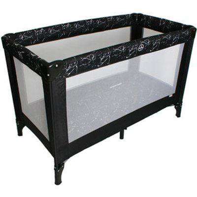 My Babiie Black Marble Travel Cot
