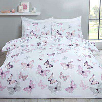 Neveah Butterfly Duvet and Pillowcase Set - Single