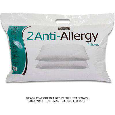 Pack of 2 Anti-Allergy Pillows