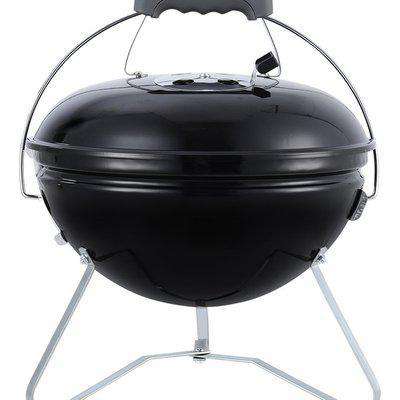 Portable Charcoal Barbecue Stove Grill BBQ Round Bowl Fire Pit Outdoor - Black