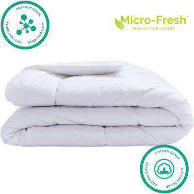 Assura Sleep Pure Cotton Anti Allergy 10.5 Tog Duvet with Micro-Fresh - White / Single