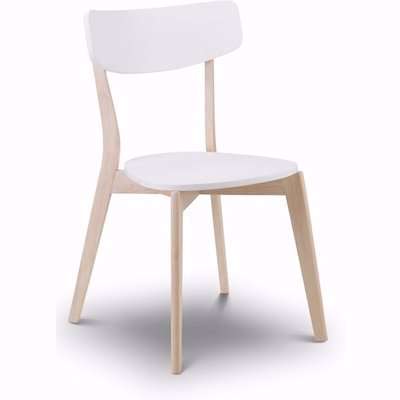 Set Of 4 Casa Dining Chairs - White