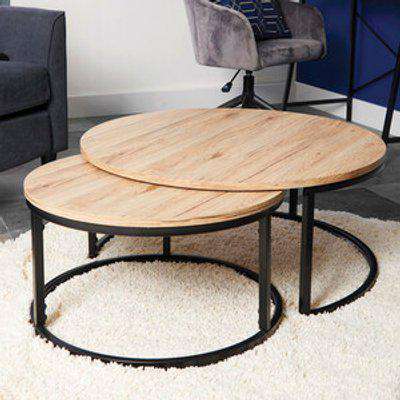 Set of 2 Marseille Round Coffee Tables