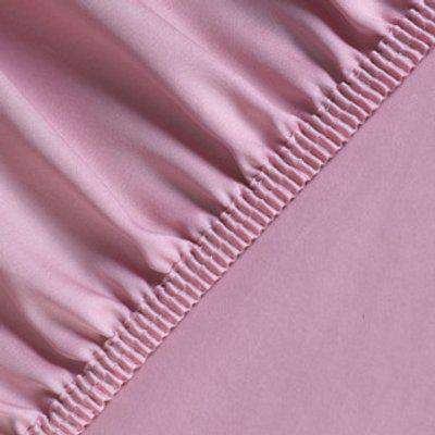 Egyptian Combed Cotton Silky Satin Fitted Bedsheets - Deep Pocket x32cm - Pink / King