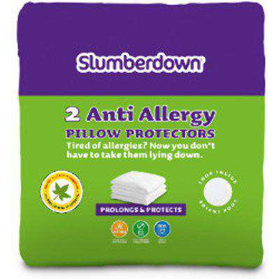 Slumberdown Anti-Allergy Pillow Protectors - White