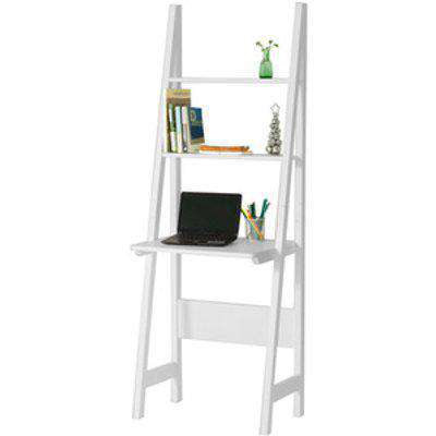 SoBuy Ladder Shelf with Desk and 2 Shelves