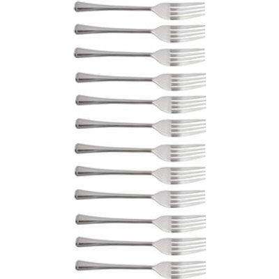 12 Table Forks - Silver