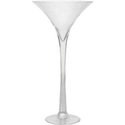Tall Martini Candle Holder - Clear