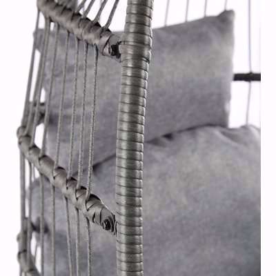 Totnes Hanging Egg Chair - Grey