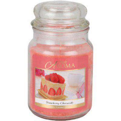 True Aroma Luxury Scented Candle - Large / Strawberry Cheesecake