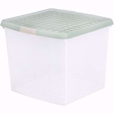 Wham Storage Box with Lid  - Silver Sage / 37l