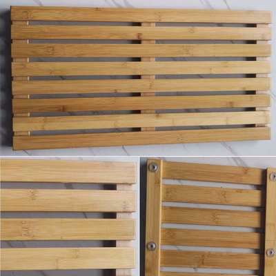 Wooden Bamboo Non Slip Duck Board - Natural