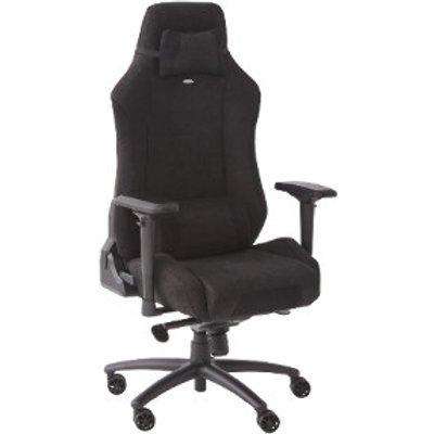 XRocker Messina Chenille Gaming Chair - Black