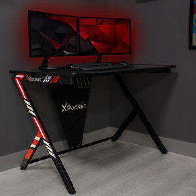 X-Rocker Ocelot Gaming Desk - Red