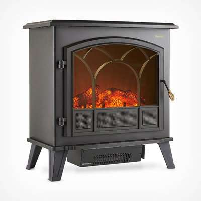 1850W Large Black Stove Heater